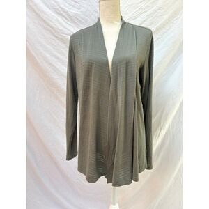 Kuhl Women's Intuition Wrap Gray Cardigan Long Sleeve Open Front  Large